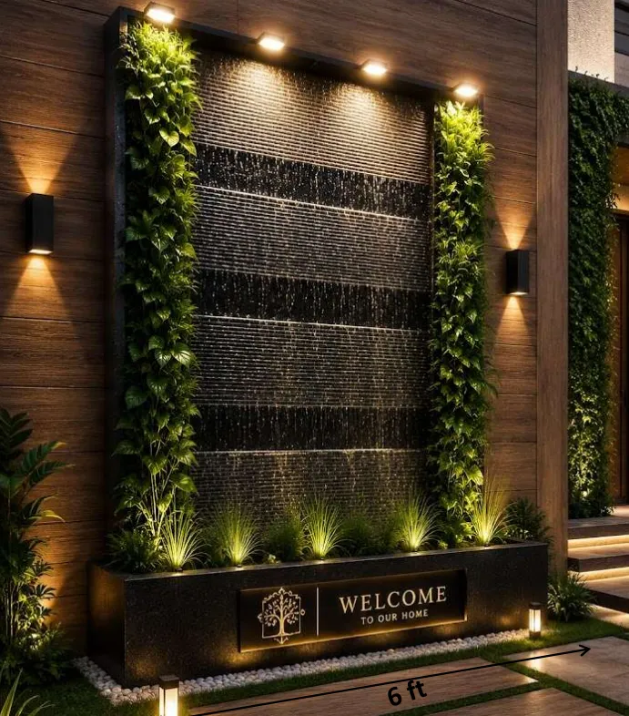 Geometric Diamond Wall Feature